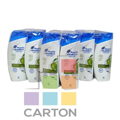 HEAD & SHOULDERS APPLE FRESH ANTI-DANDRUFF SHAMPOO 12*190ML